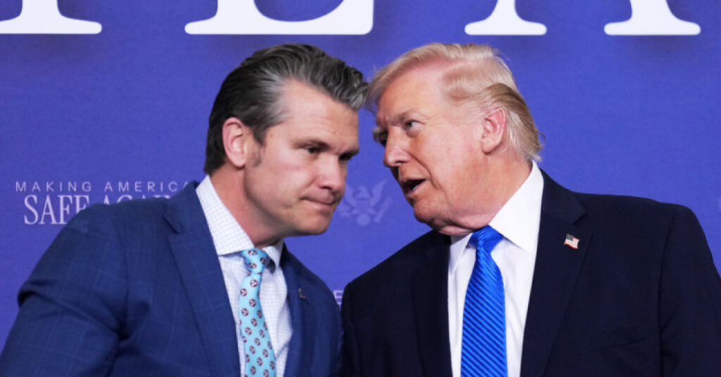 Trump’tan Hegseth’e: Savaşı sen başlattın