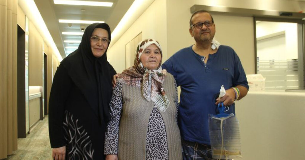 Damadına böbrek vermek için 15 kilo verdi