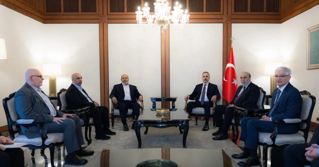 Dışişleri Bakanı Fidan, Ankara’da Hamas heyeti ile görüştü