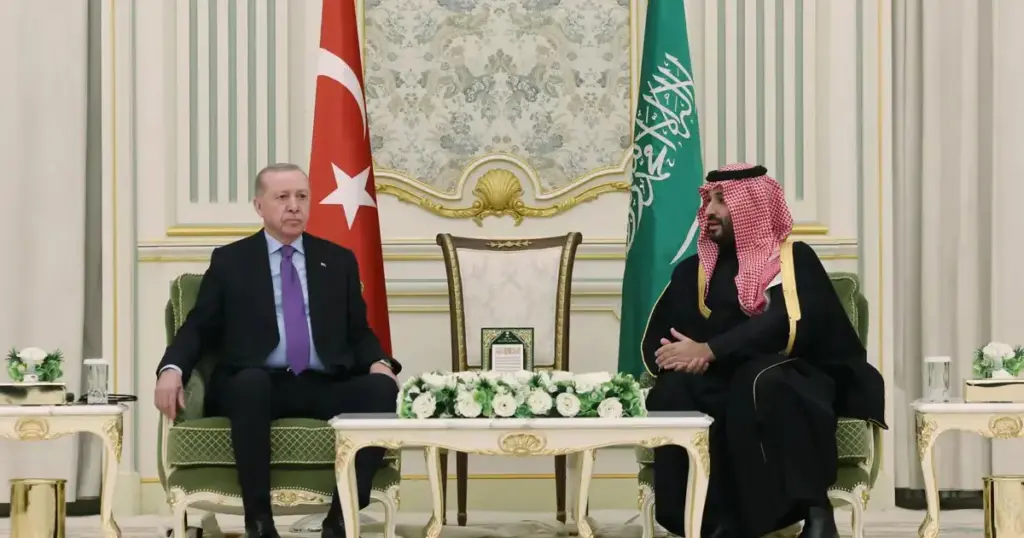 Cumhurbaşkanı Erdoğan, Prens Selman ile görüştü