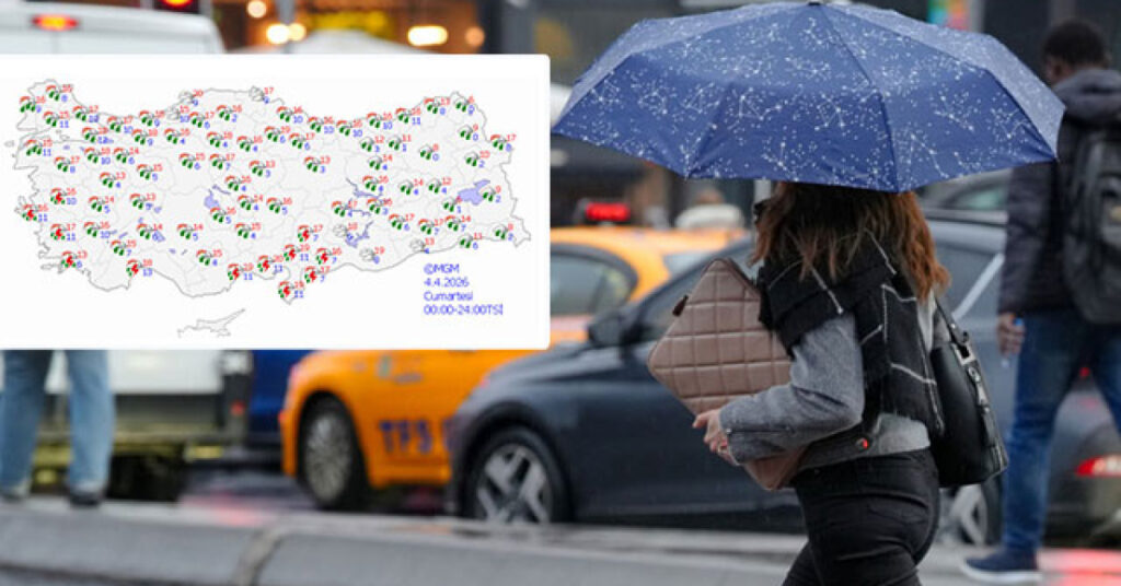 Meteoroloji saat verdi! 21 kent için “sarı” alarm! Tüm bölgeler yağışlı!