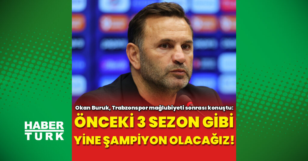 Önceki 3 sezon gibi yine şampiyon olacağız!
