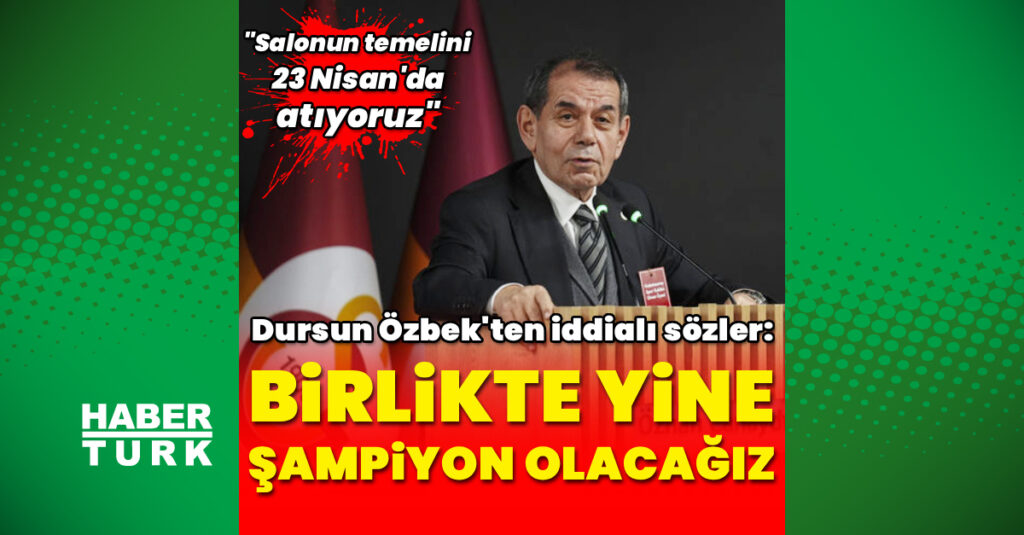 Birlikte yine şampiyon olacağız