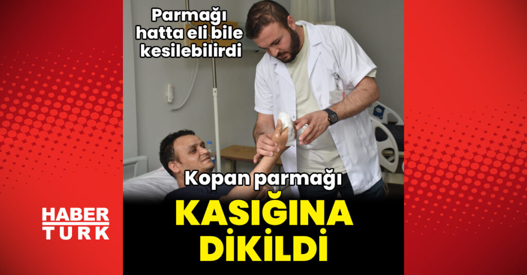 Enfeksiyon kapan parmağı kasığına dikildi