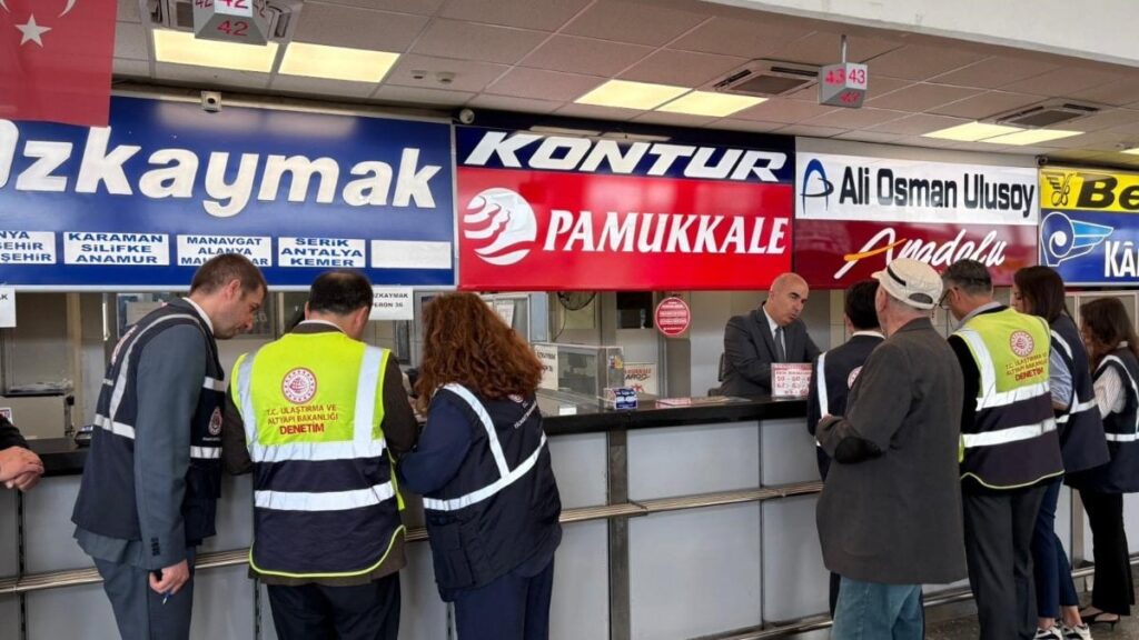 Kurban Bayramı öncesi, otogarlarda fahiş fiyat denetimi yapıldı