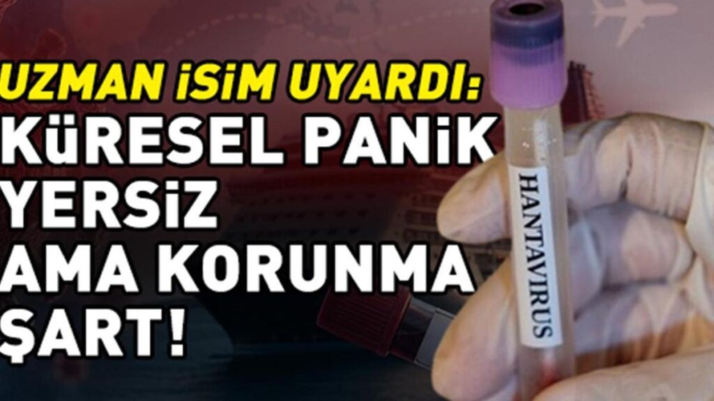 Uzman isimden ‘hantavirüs’ uyarısı: ‘Küresel panik yersiz, bireysel korunma şart’