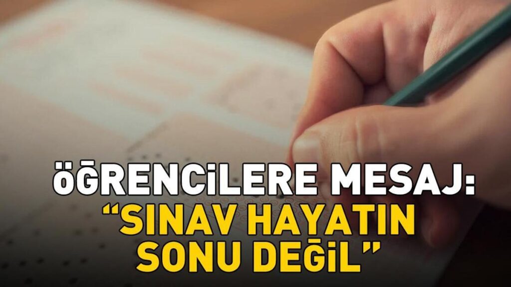 SINAV STRESİ! Uzman isimden LGS öncesi öğrencilere mesaj: ‘Hayatın sonu değil’
