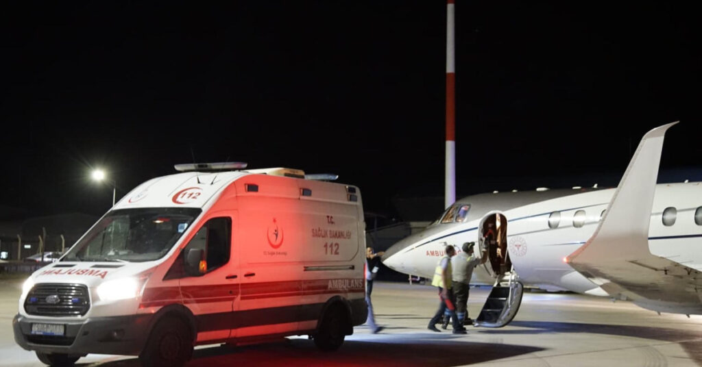Ambulans uçak, Tülin bebek için havalandı